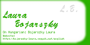 laura bojarszky business card